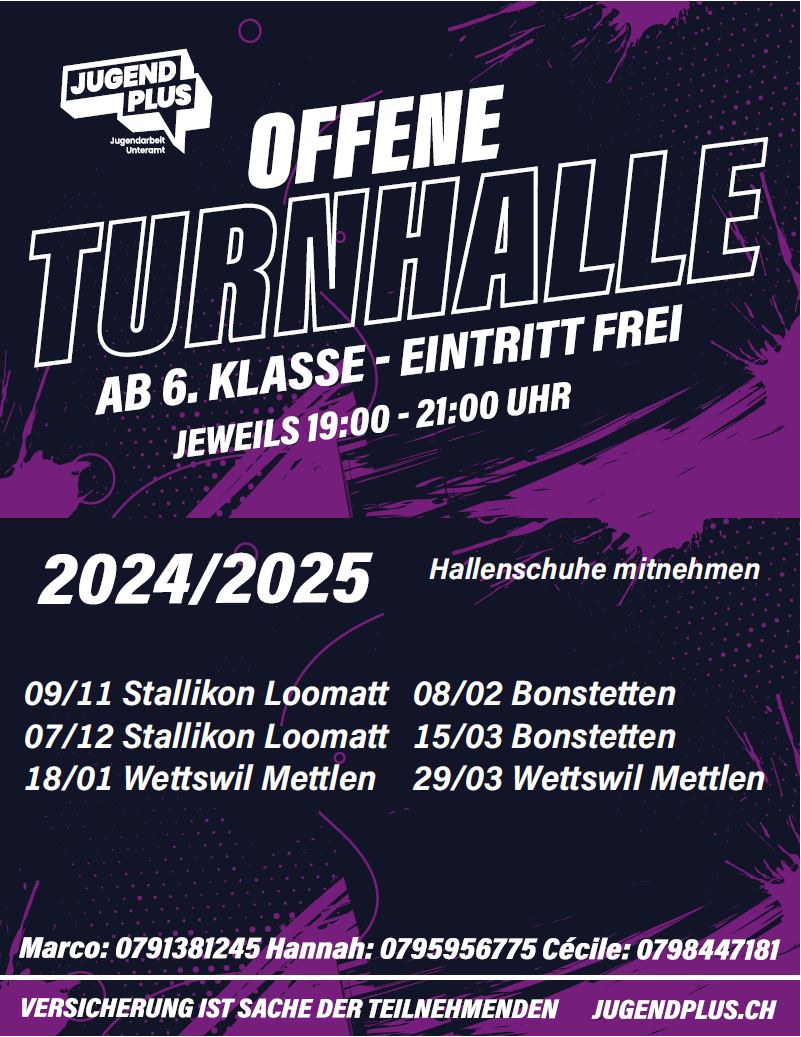 Offene Trunhalle 